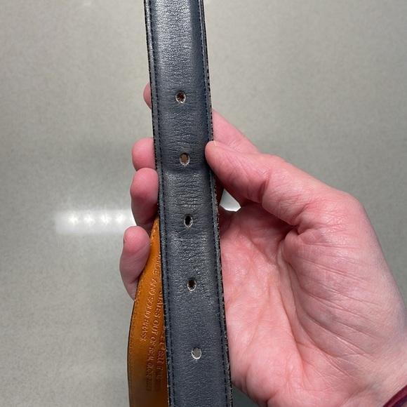 Vintage Coach Navy Belt - Picture 5 of 8